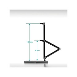The Simple Stand Mini Nendoroid More for Mini Figures & Models Black Hex Type 3-Pack | 4580828662810