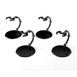 The Simple Stand Mini Nendoroid More pack 4 socles pour mini figurines mini Black | 4580828662827