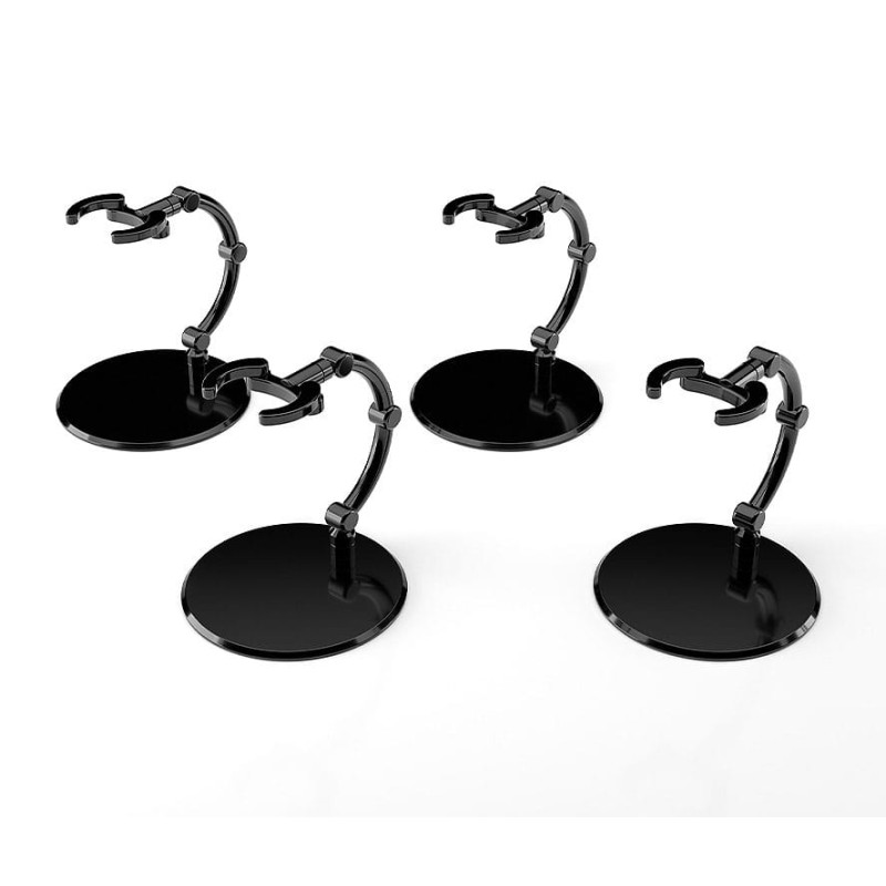 The Simple Stand Mini Nendoroid More pack 4 socles pour mini figurines mini Black | 4580828662827