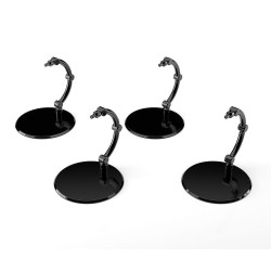 The Simple Stand Mini Nendoroid More pack 4 socles pour mini figurines mini Black | 4580828662827