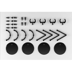 The Simple Stand Mini Nendoroid More pack 4 socles pour mini figurines mini Black | 4580828662827
