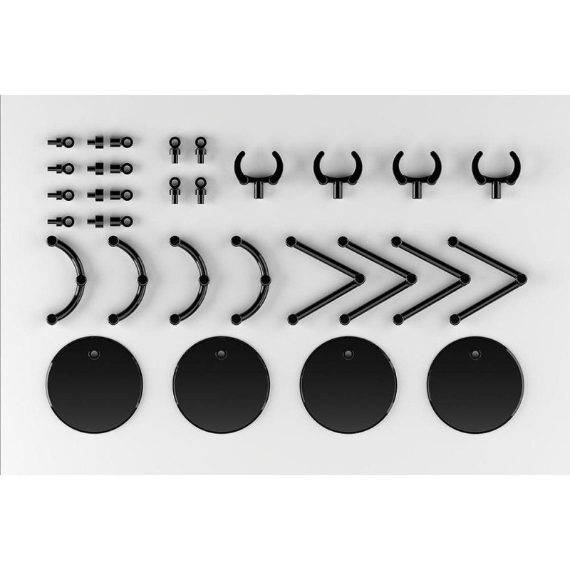 The Simple Stand Mini Nendoroid More pack 4 socles pour mini figurines mini Black | 4580828662827