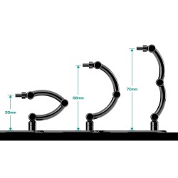 The Simple Stand Mini Nendoroid More pack 4 socles pour mini figurines mini Black | 4580828662827