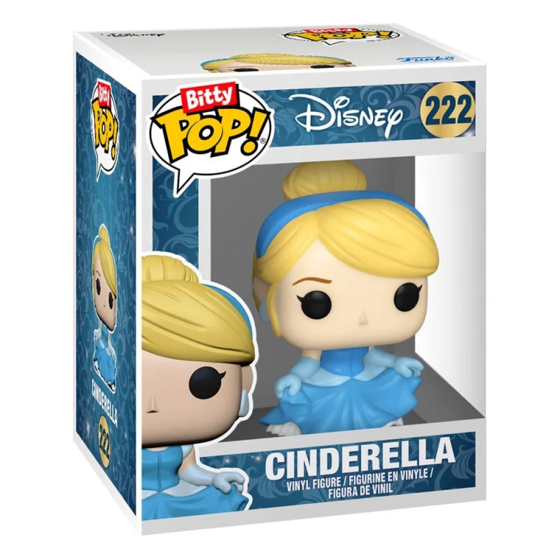 Disney Princesses Pack 4 Figurines Bitty Funko POP! Vinyl Cinderella 2,5 cm | 889698730297