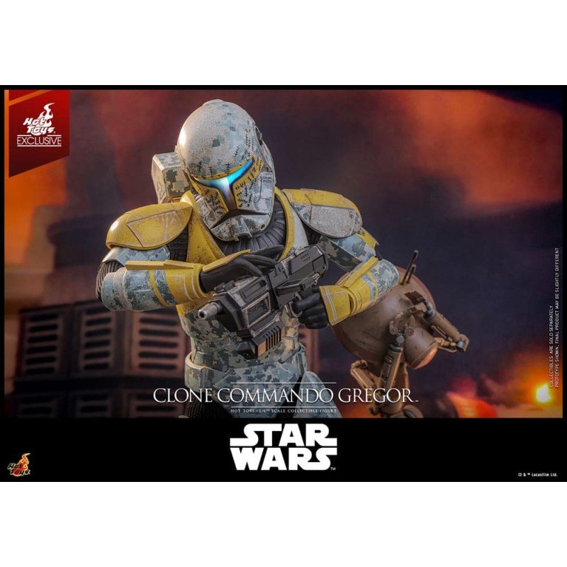 Star Wars: The Clone Wars figurine 1/6 Clone Commando Gregor Hot Toys Exclusive 30 cm | 4895228621436