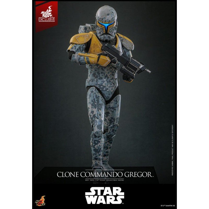 Star Wars: The Clone Wars figurine 1/6 Clone Commando Gregor Hot Toys Exclusive 30 cm | 4895228621436