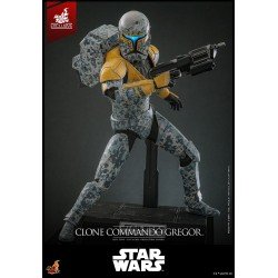 Star Wars: The Clone Wars figurine 1/6 Clone Commando Gregor Hot Toys Exclusive 30 cm | 4895228621436