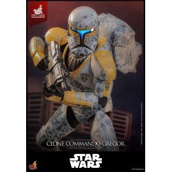 Star Wars: The Clone Wars figurine 1/6 Clone Commando Gregor Hot Toys Exclusive 30 cm | 4895228621436