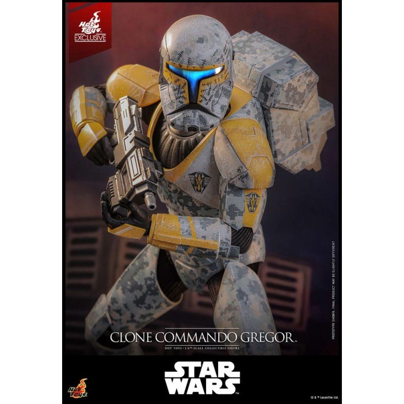 Star Wars: The Clone Wars Action Figure 1/6 Clone Commando Gregor Hot Toys Exclusive 30 cm | 4895228621436