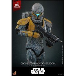 Star Wars: The Clone Wars figurine 1/6 Clone Commando Gregor Hot Toys Exclusive 30 cm | 4895228621436