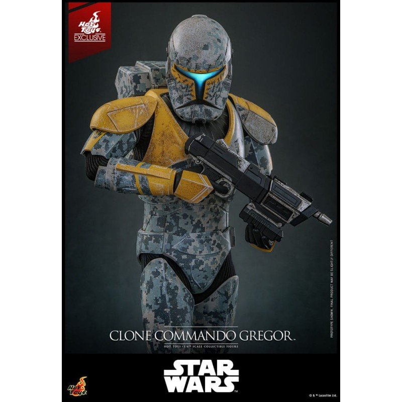 Star Wars: The Clone Wars Action Figure 1/6 Clone Commando Gregor Hot Toys Exclusive 30 cm | 4895228621436