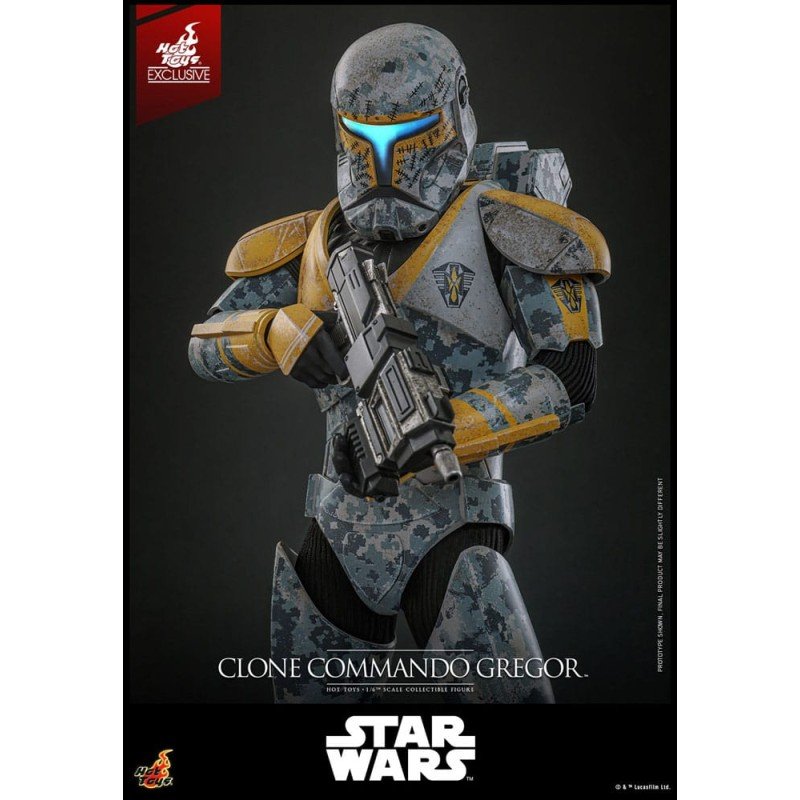 Star Wars: The Clone Wars figurine 1/6 Clone Commando Gregor Hot Toys Exclusive 30 cm | 4895228621436