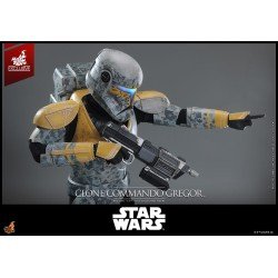 Star Wars: The Clone Wars figurine 1/6 Clone Commando Gregor Hot Toys Exclusive 30 cm | 4895228621436