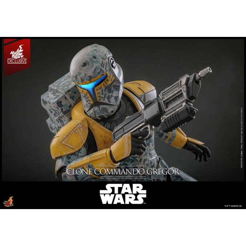 Star Wars: The Clone Wars figurine 1/6 Clone Commando Gregor Hot Toys Exclusive 30 cm | 4895228621436