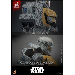 Star Wars: The Clone Wars figurine 1/6 Clone Commando Gregor Hot Toys Exclusive 30 cm | 4895228621436
