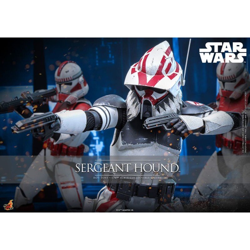 Star Wars: The Clone Wars figurine 1/6 Sergeant Hound 30 cm | 4895228623225