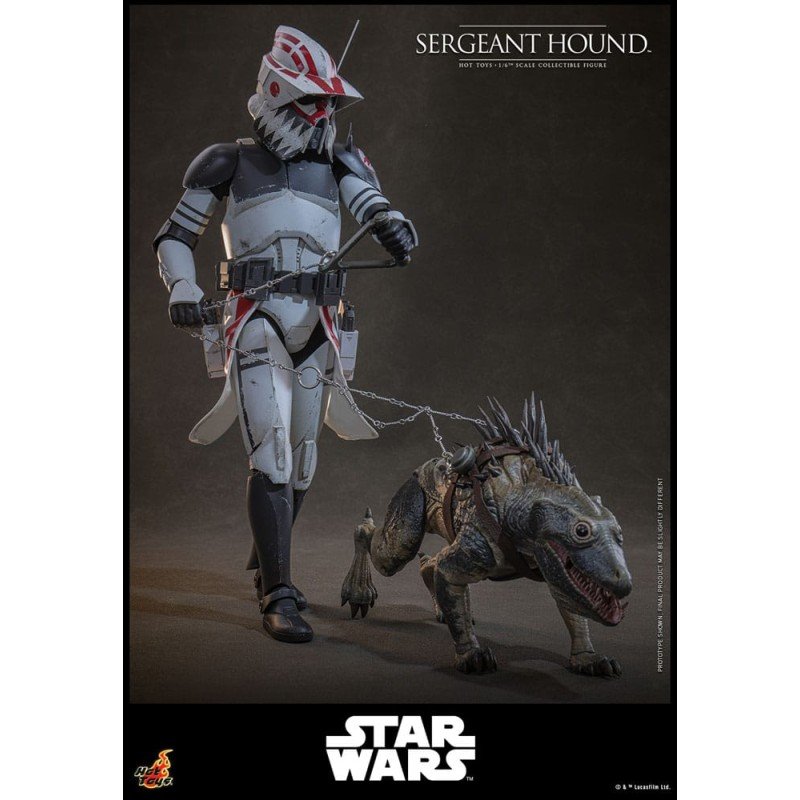 Star Wars: The Clone Wars figurine 1/6 Sergeant Hound 30 cm | 4895228623225