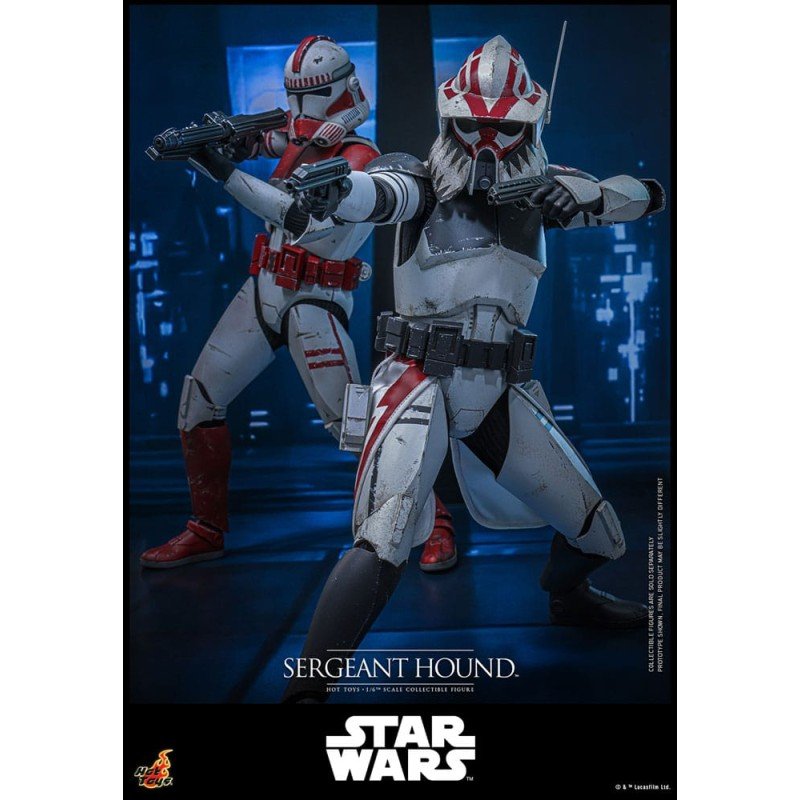Star Wars: The Clone Wars figurine 1/6 Sergeant Hound 30 cm | 4895228623225