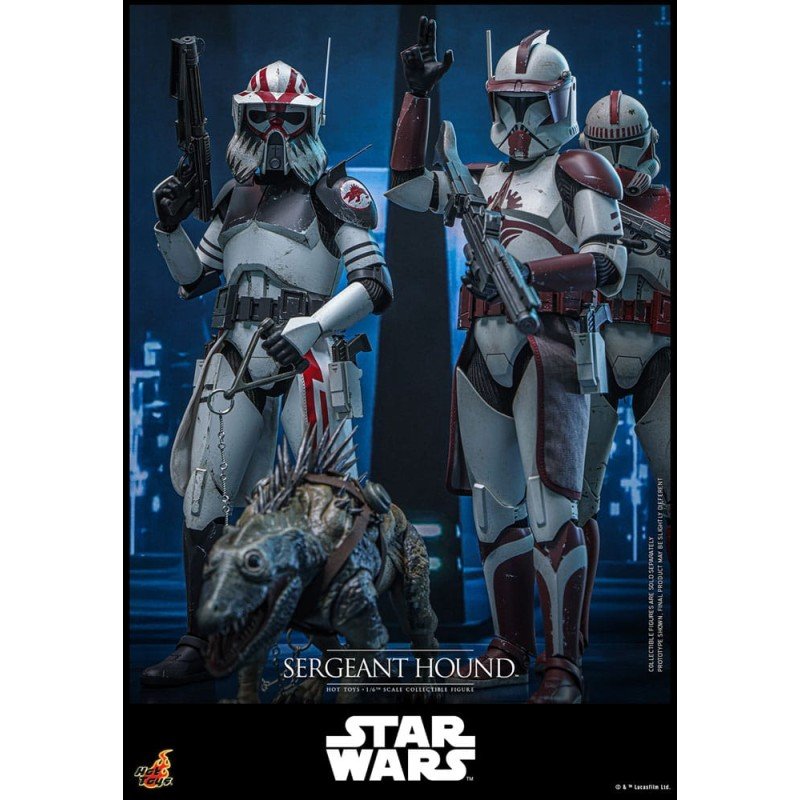 Star Wars: The Clone Wars figurine 1/6 Sergeant Hound 30 cm | 4895228623225