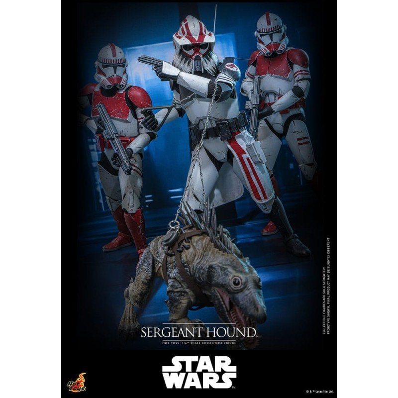 Star Wars: The Clone Wars figurine 1/6 Sergeant Hound 30 cm | 4895228623225
