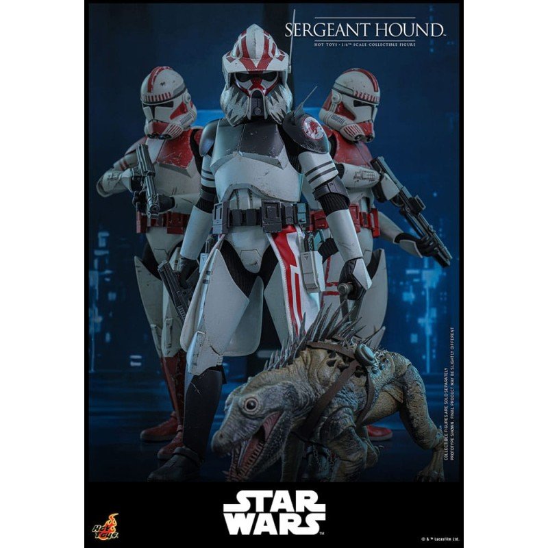 Star Wars: The Clone Wars figurine 1/6 Sergeant Hound 30 cm | 4895228623225