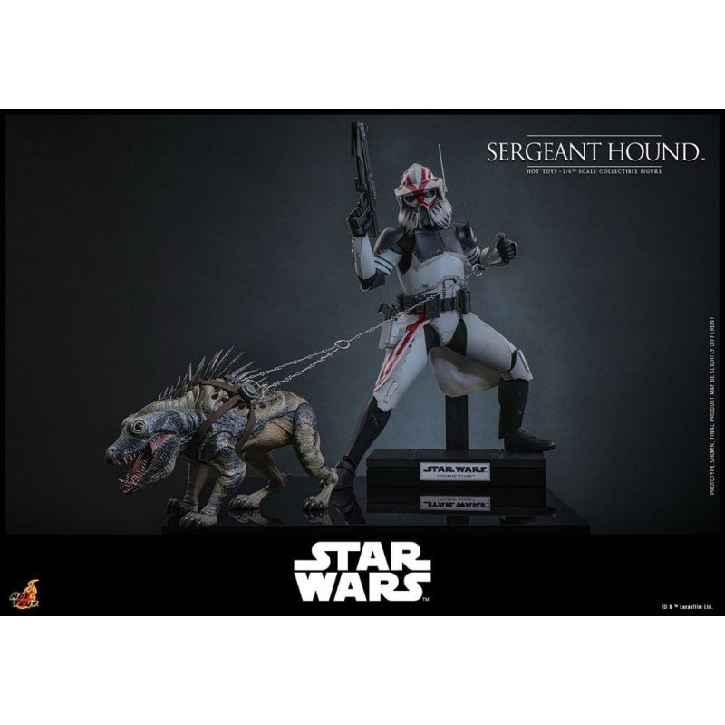 Star Wars: The Clone Wars figurine 1/6 Sergeant Hound 30 cm | 4895228623225