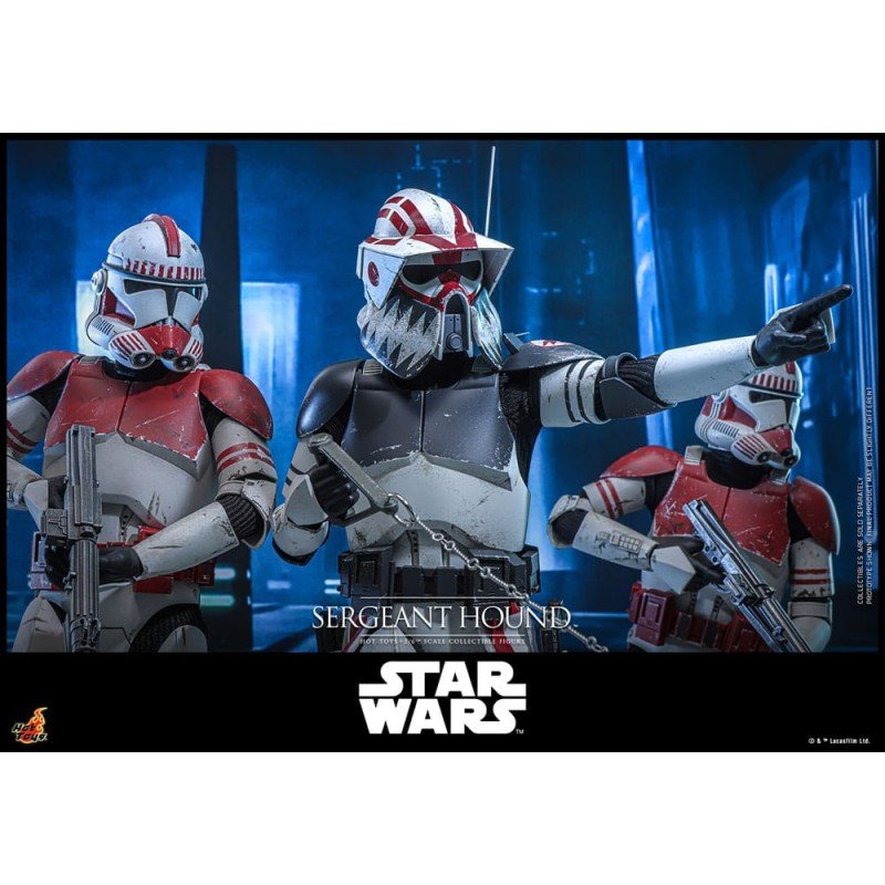 Star Wars: The Clone Wars figurine 1/6 Sergeant Hound 30 cm | 4895228623225