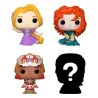 Disney Princesses Pack 4 Figurines Bitty Funko POP! Vinyl Rapunzel 2,5 cm