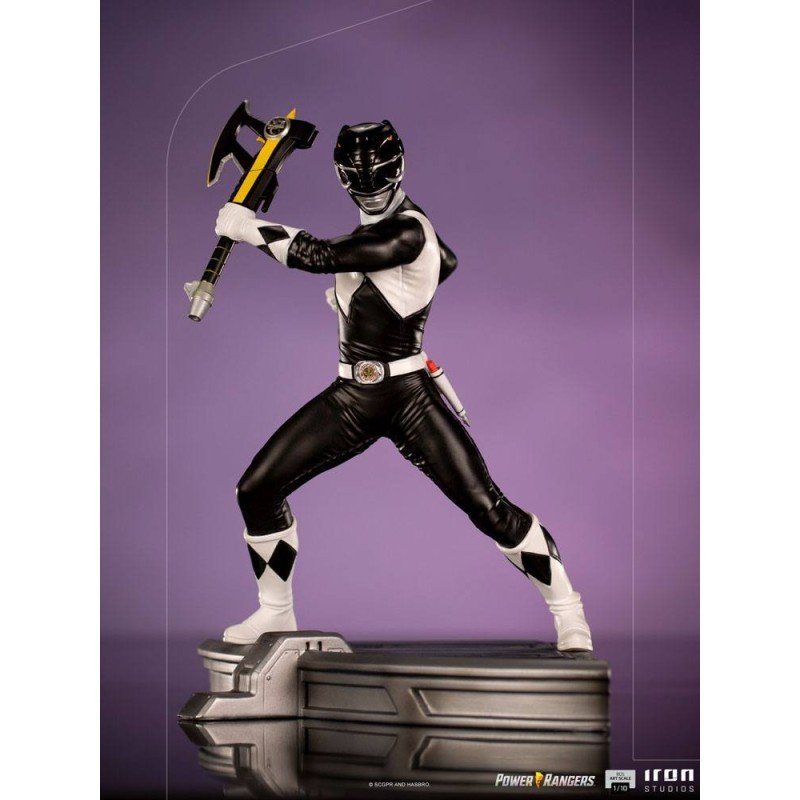 Power Rangers statuette 1/10 BDS Art Scale Black Ranger 17 cm | 0609963128150