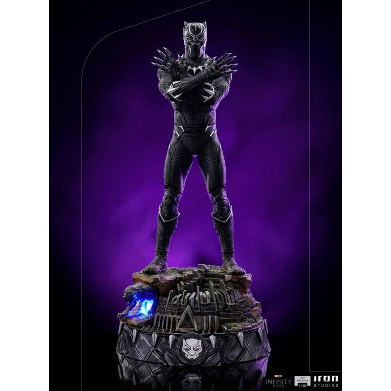 The Infinity Saga statuette Art Scale 1/10 Black Panther Deluxe 25 cm | 0609963129522