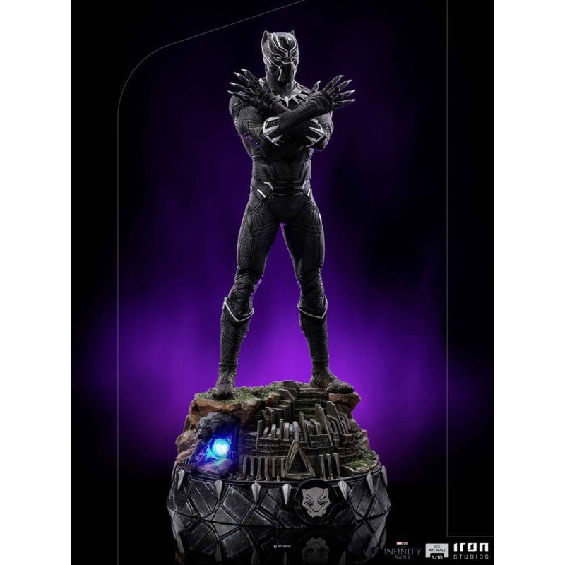 The Infinity Saga statuette Art Scale 1/10 Black Panther Deluxe 25 cm | 0609963129522