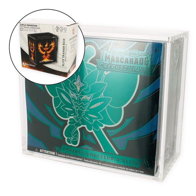Phoenix Shield - Acrylic Case Protection for ETB Pokémon (Magnetic) | 5412128690028