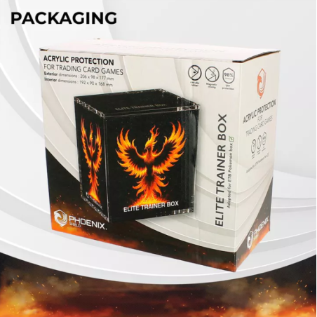 Phoenix Shield - Acrylic Case Protection for ETB Pokémon (Magnetic) | 5412128690028