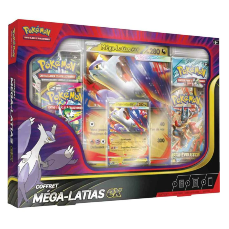 Pokémon TCG Mega Latias Ex Box (4 Booster Packs) - FR | 196214119208