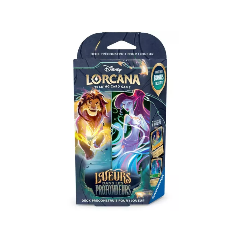 Disney Lorcana - Glimmers in the Deep (Chapter 10) - Amber/Emerald Starter Deck (Simba & Megara) - FR | 4050368987747