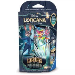 Disney Lorcana - Glimmers in the Deep (Chapter 10) - Sapphire/Steel Starter Deck (Judy Hopps & Robin Hood) - FR