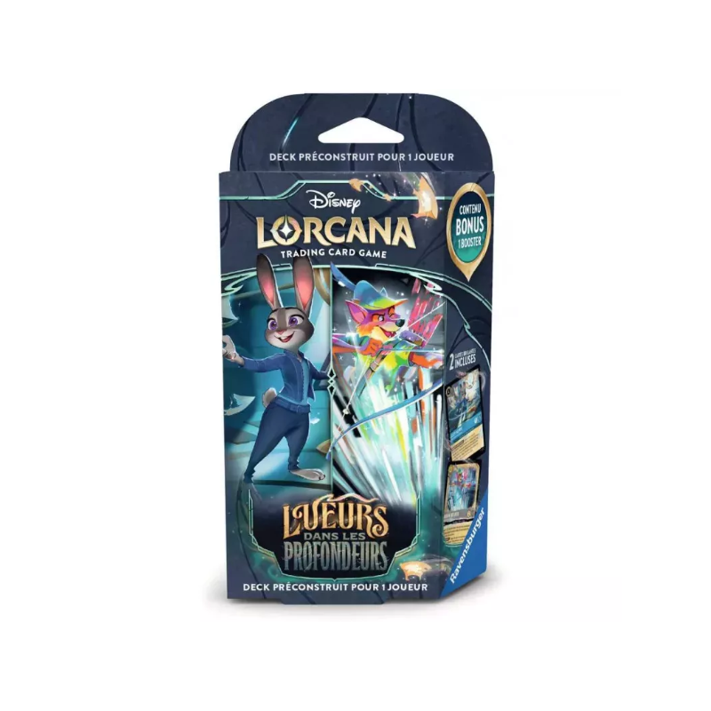 Disney Lorcana - Glimmers in the Deep (Chapter 10) - Sapphire/Steel Starter Deck (Judy Hopps & Robin Hood) - FR | 4050368987785