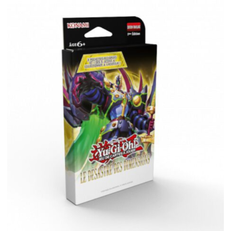 Yu-Gi-Oh! - Le Désastre des Dimensions - Tuckbox ( 3 boosters ) - FR | 4012927192627