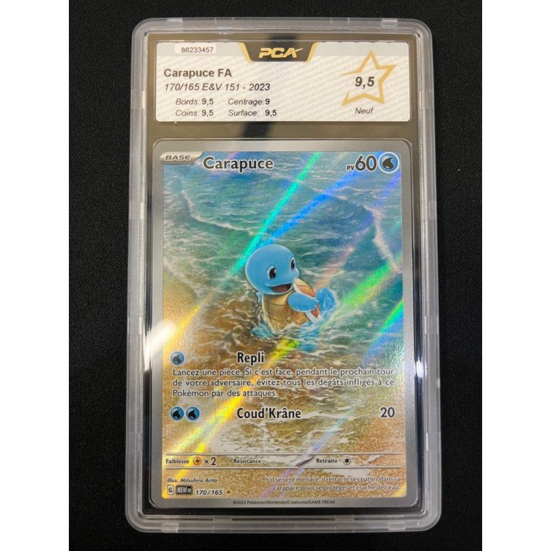PCA- Pokémon TCG - FA Squirtle n°170/165 - E&V 151 - 2023 | 53062316