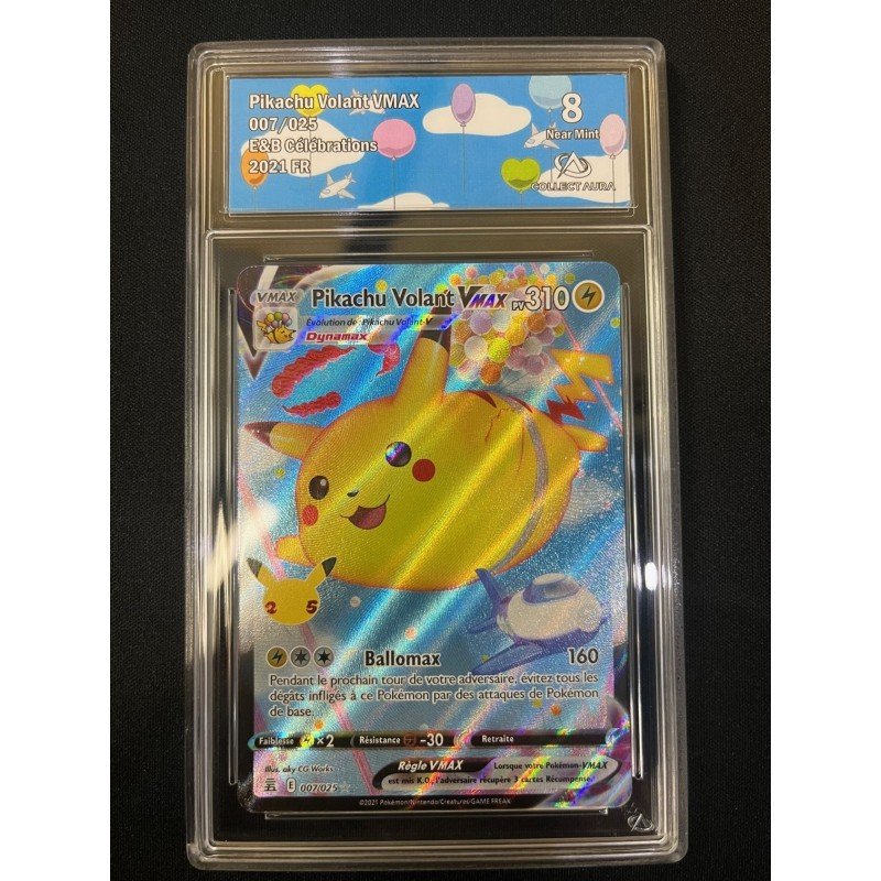 COLLECT AURA - Pokémon TCG - Flying Pikachu VMAX n°007/025- E&B Celebrations - 2021 FR | 53062316