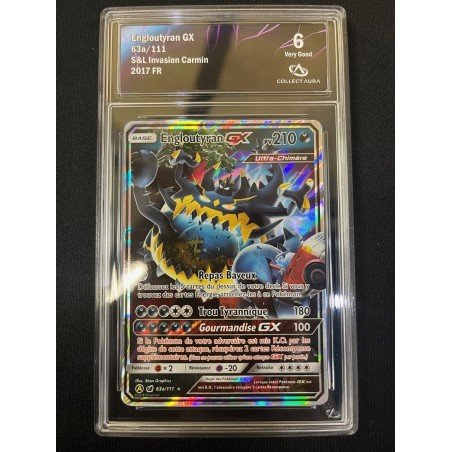 COLLECT AURA - Pokémon TCG - Engloutyran GX. n°63a/111- S&L Invasion Carmin - 2017 FR | 53062316