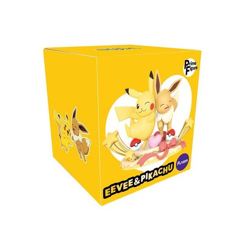 Pokémon - Funism - Prime Figure - Eevee And Pikachu Party 20cm | 6971680452202
