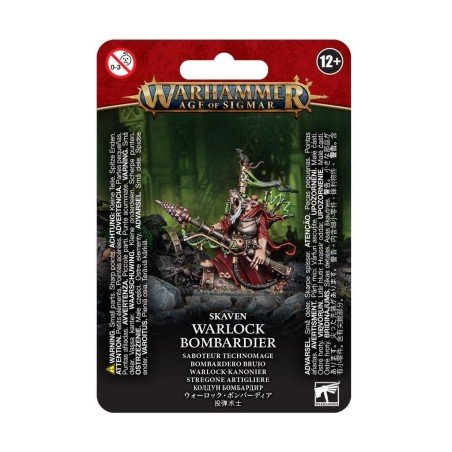 Warhammer Age of Sigmar - Skaven : Warlock Bombardier