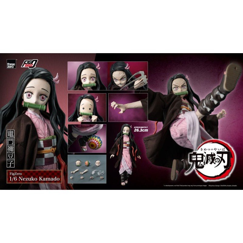 Demon Slayer: Kimetsu no Yaiba FigZero Action Figure 1/6 Nezuko Kamado 26 cm | 4895250819146
