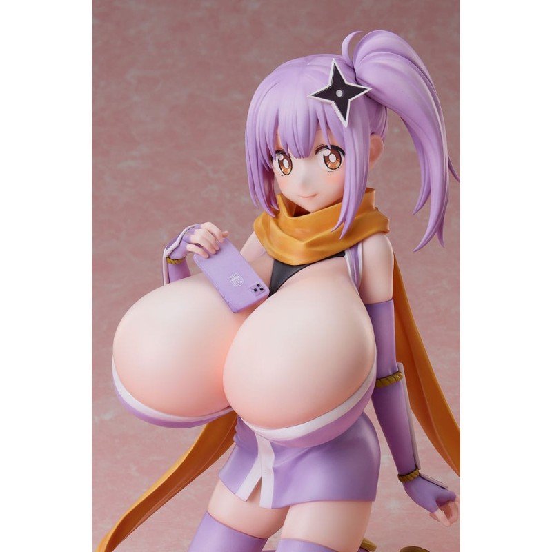 A Ninja and an Assassin Under One Roof Maid PVC Statue 1/4 Diecut Sticker Satoko Kusagakure Huge-Breasted Ver. 23 cm | 4595057570140