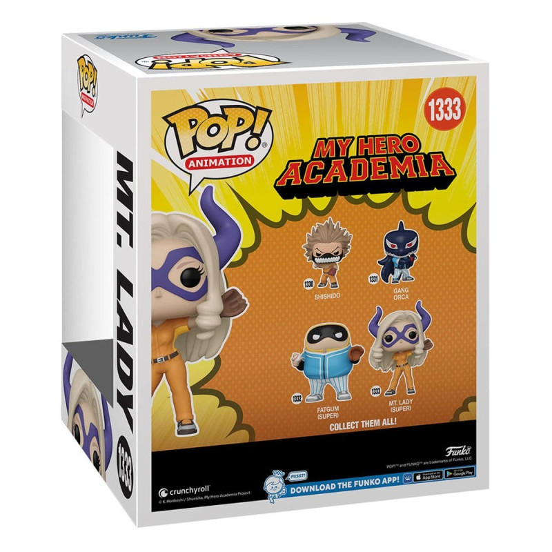 My Hero Academia Super Sized Jumbo Figurine Funko POP! Animation Vinyl Mt. Lady (Baseball) 15 cm