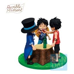 One Piece Ichibansho statuette PVC Dramatic Memories Ace & Sabo & Luffy 10 cm