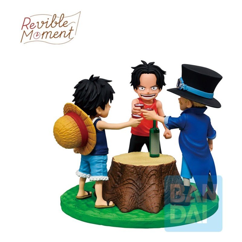 One Piece Dramatic Memories Ichibansho PVC Statue Ace & Sabo & Luffy 10 cm | 4573102690418