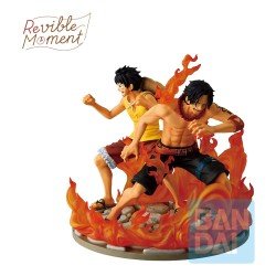 One Piece Ichibansho statuette PVC Dramatic Memories Ace & Luffy 15 cm