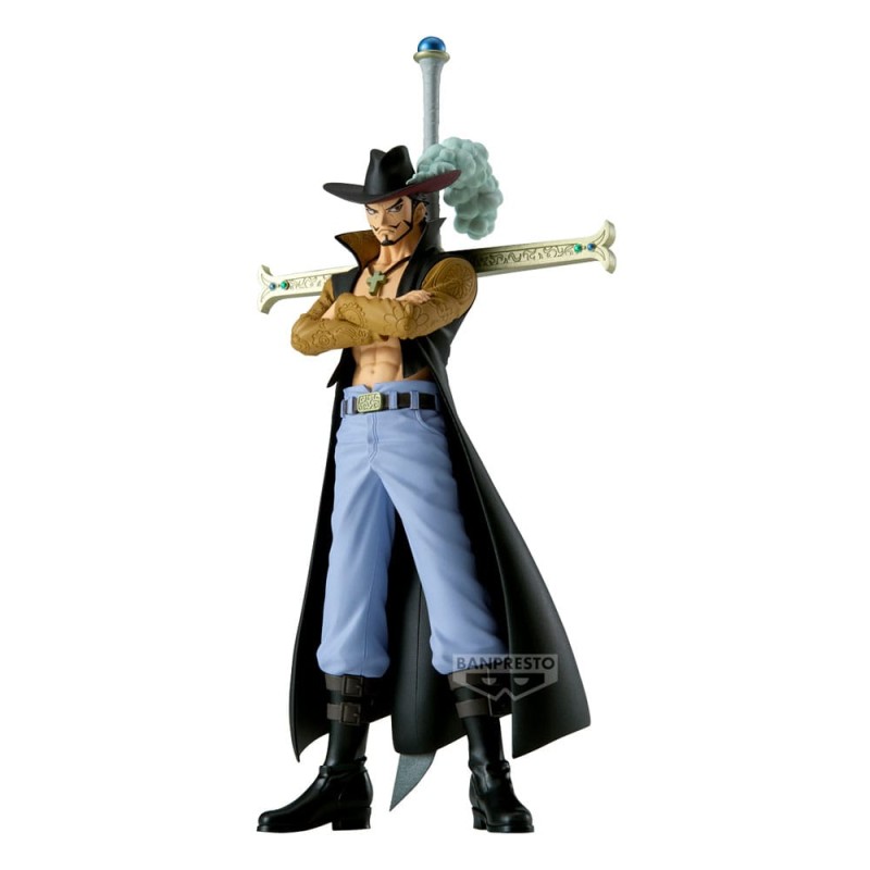 One Piece DXF - The Grandline Series - Extra PVC Statue Dracule Mihawk 17 cm | 4983164286915